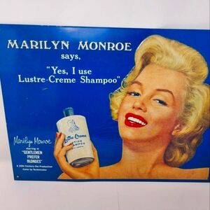 Marilyn Monroe Tin Sign